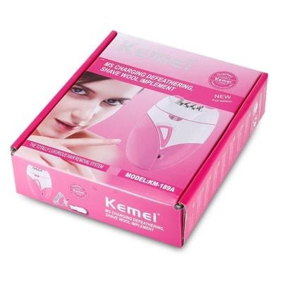 Kemei KM-189A USB Rechargeable Epilator for Women
