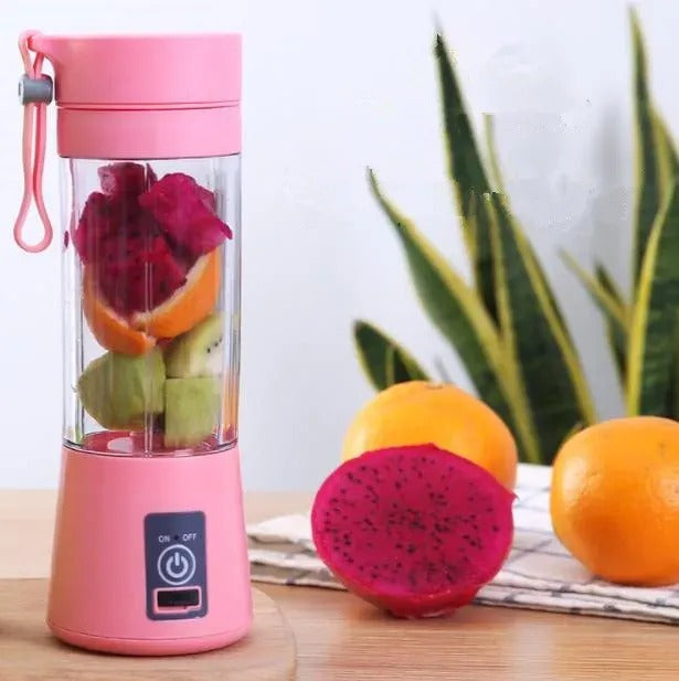 Mini Portable Blender Cup – Rechargeable Electric Smoothie Maker for Home & On the Go