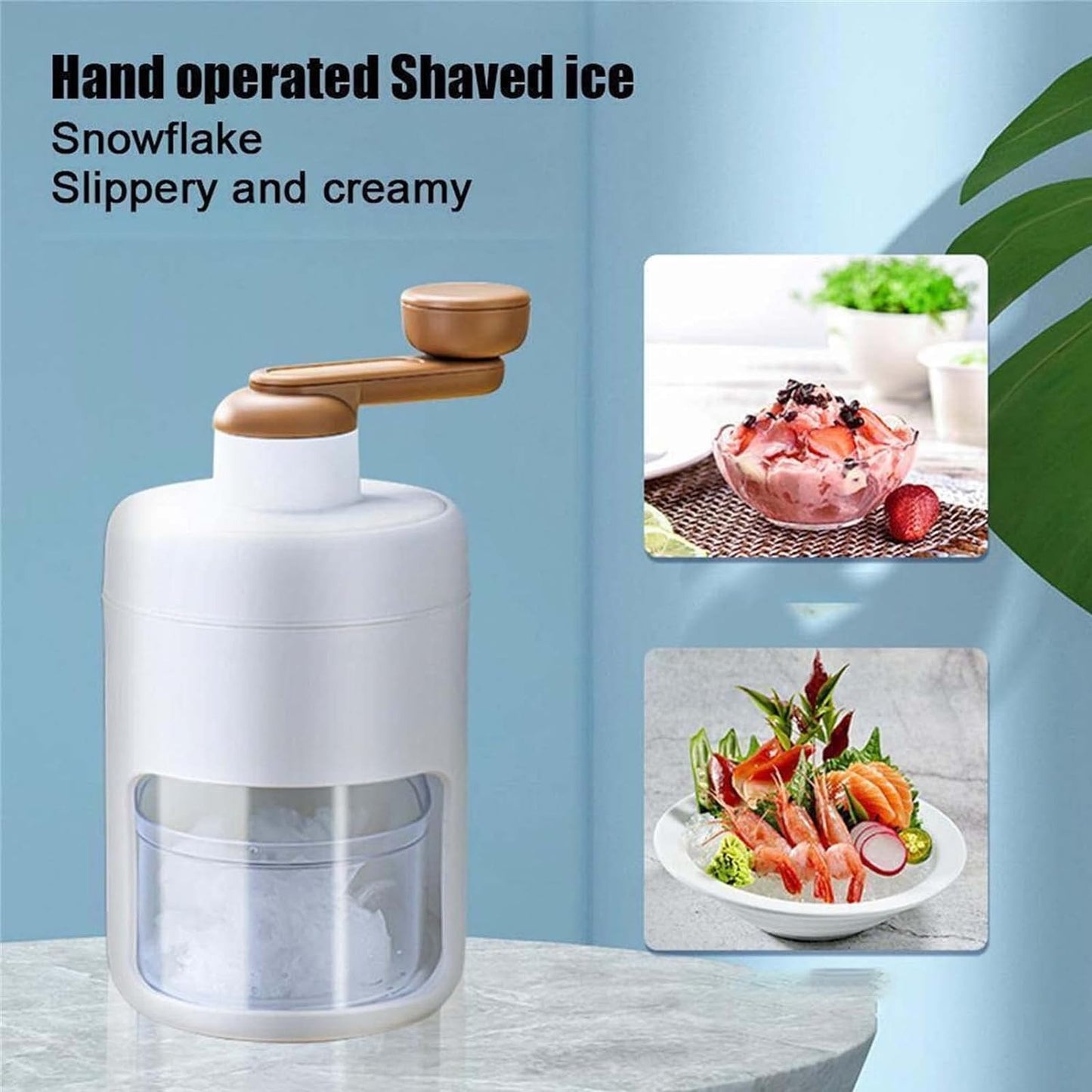 Manual Ice Shaver & Gola Ganda Maker