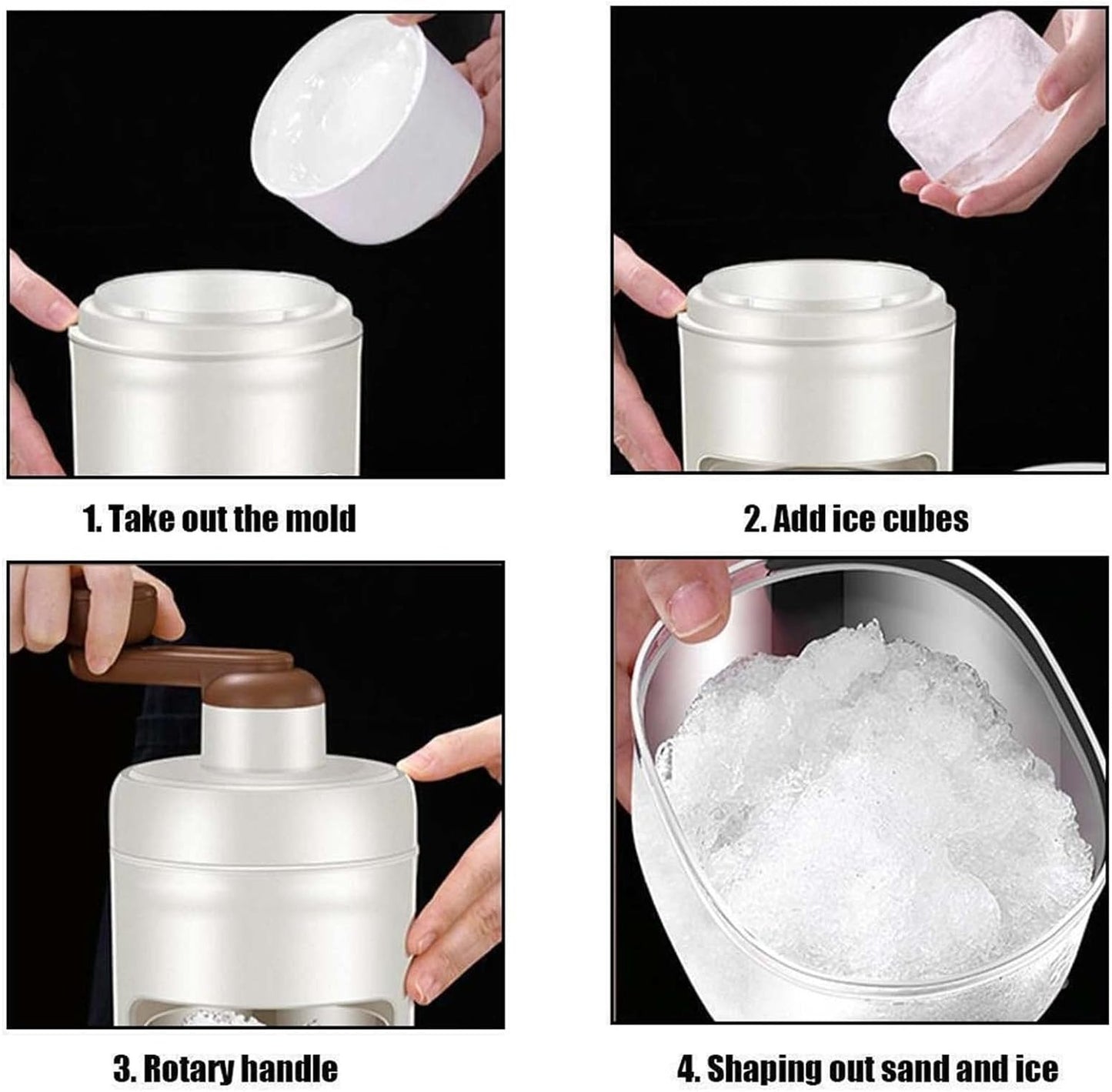 Manual Ice Shaver & Gola Ganda Maker