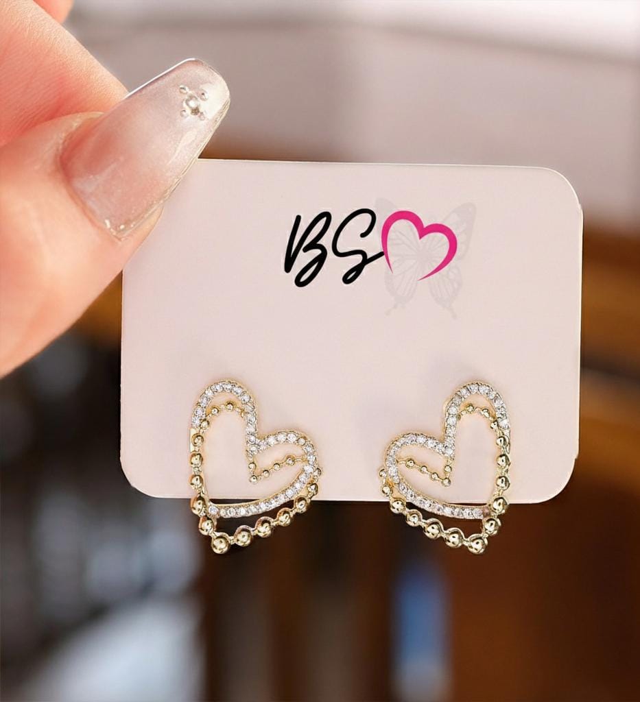 GoldenHeart ZJE-164 Double Earrings
