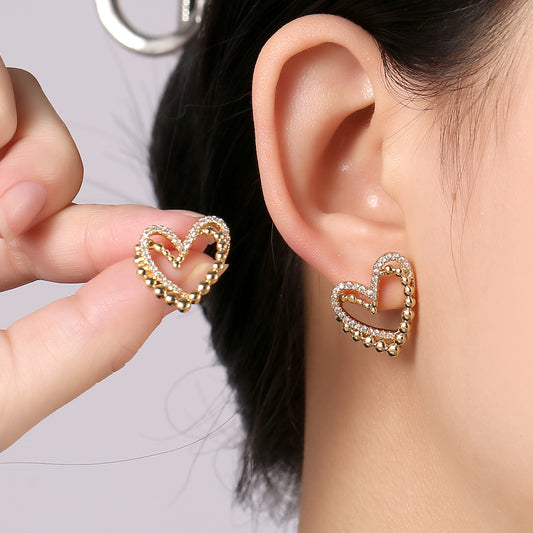 GoldenHeart ZJE-164 Double Earrings