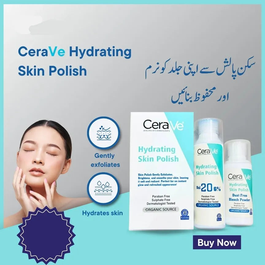 CeraVe Skin Polish Gentle Exfoliator – Hydrating Daily Scrub for Smooth & Healthy Glowing Skin