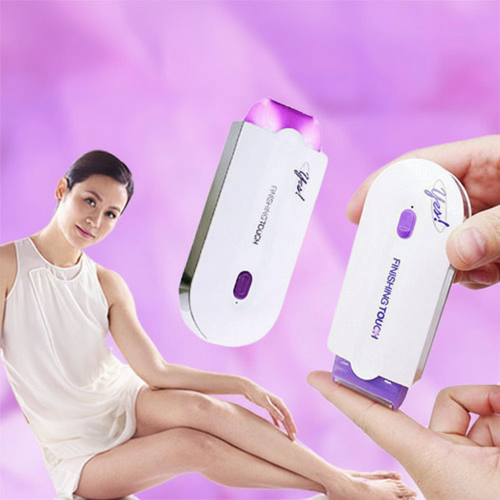 Finishing Touch Yes Hair Remover – Rechargeable Painless Facial & Body Hair Removal Device for Women
