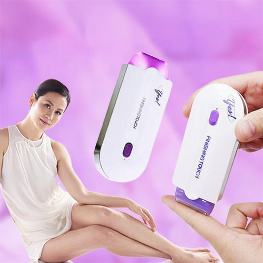 Finishing Touch Yes Hair Remover – Rechargeable Painless Facial & Body Hair Removal Device for Women