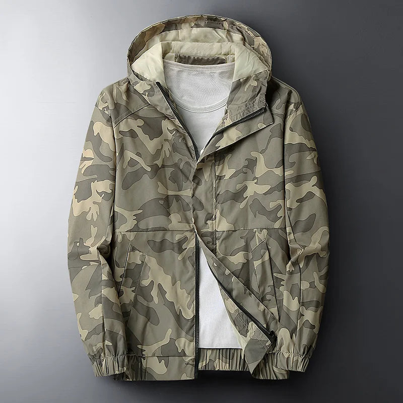 Jesse-Camouflage Casual Military Windbreaker Jacket