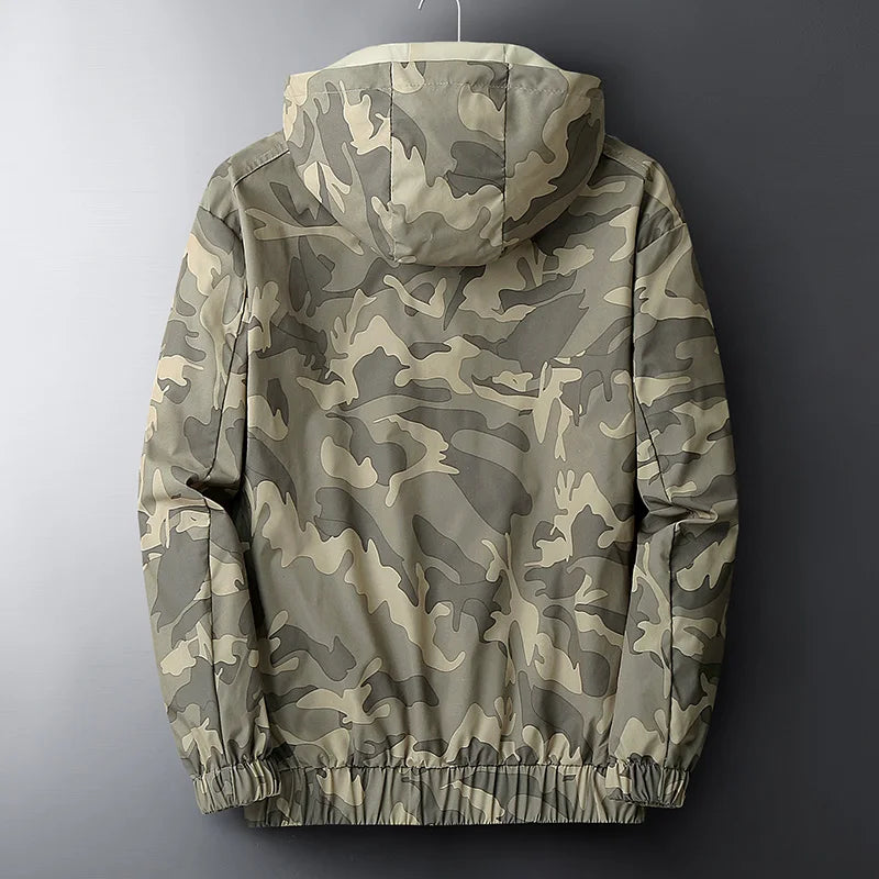 Jesse-Camouflage Casual Military Windbreaker Jacket