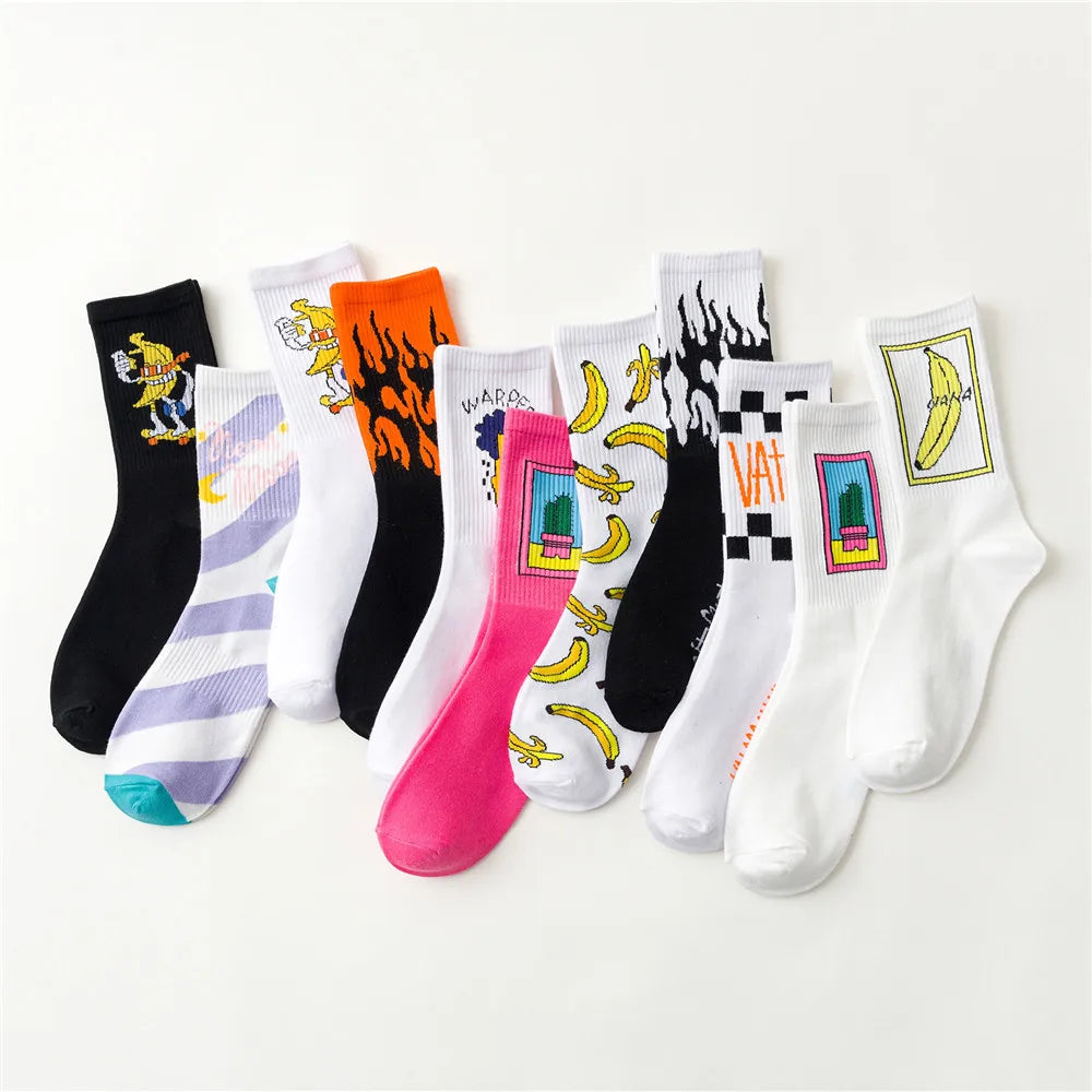 CHAOZHU Unisex Cotton Socks