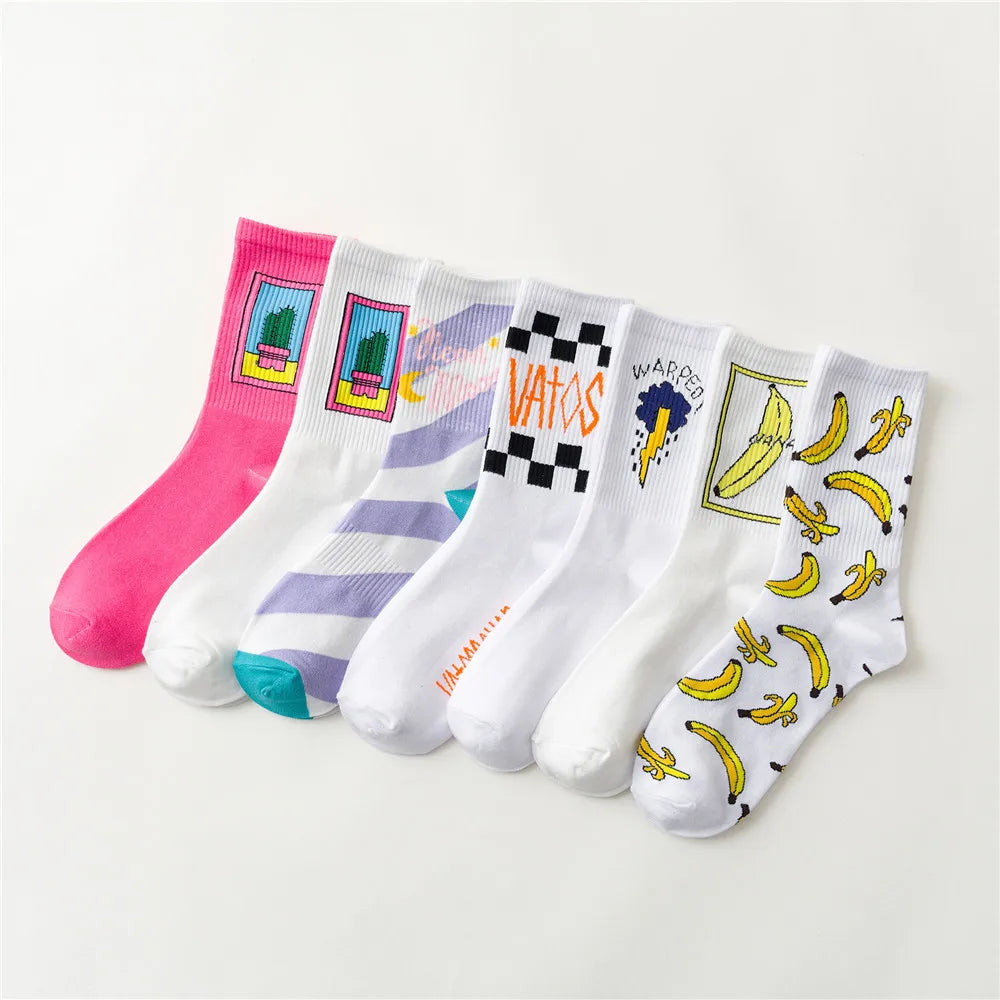 CHAOZHU Unisex Cotton Socks