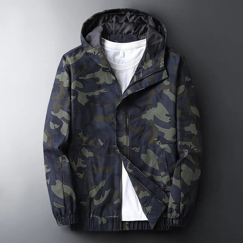 Jesse-Camouflage Casual Military Windbreaker Jacket