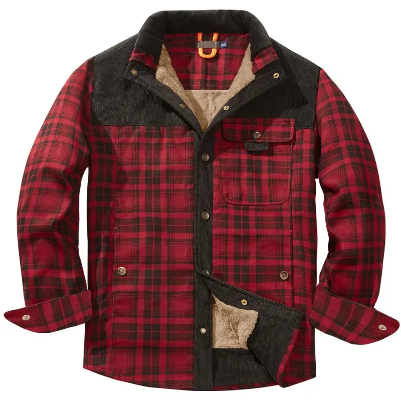 Louie-Trendy Plaid Men's Jacket