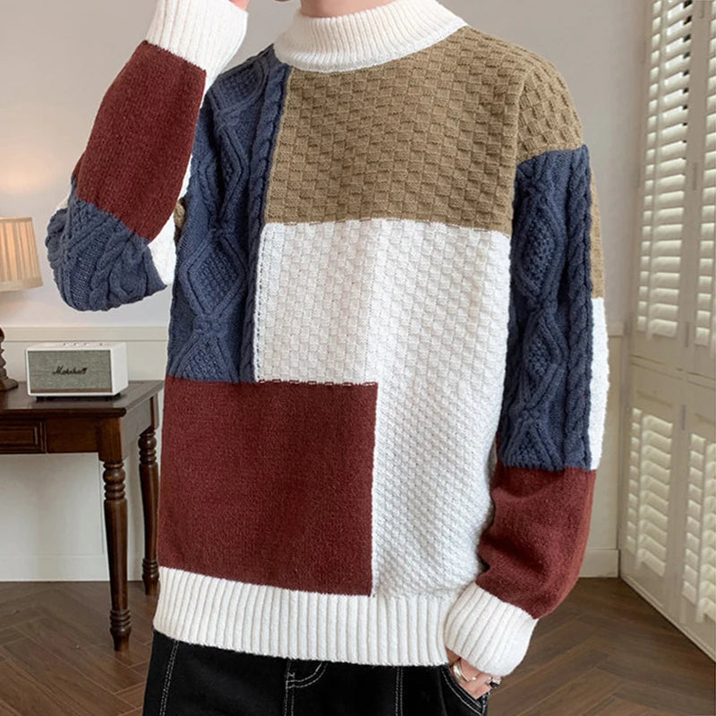 Louie-Fall Winter Streetwear Knitting Pullover