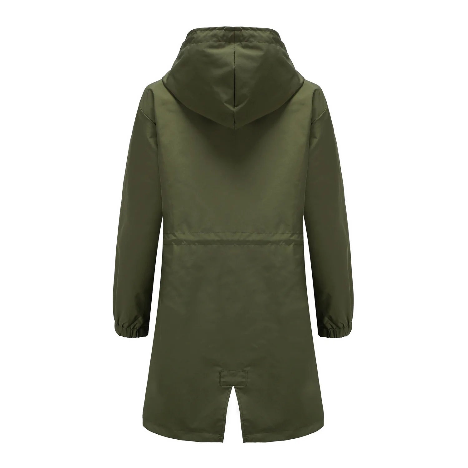 Aurora-Hooded Trench Windbreaker Jacket