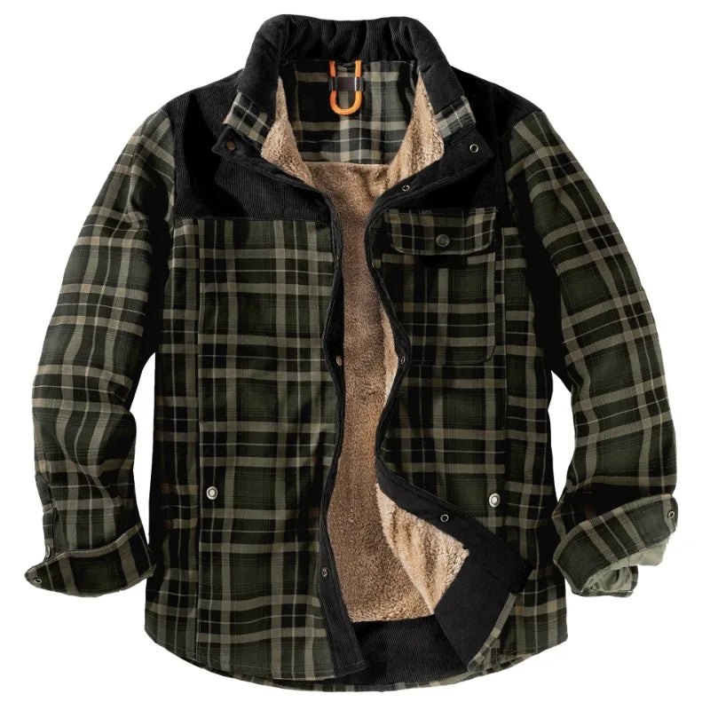 Louie-Trendy Plaid Men's Jacket