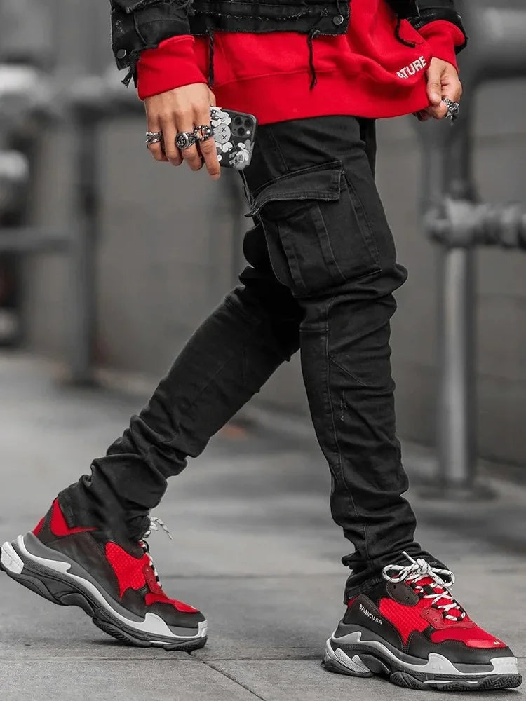 Leo-Slim Fit Multi Pocket Joggers