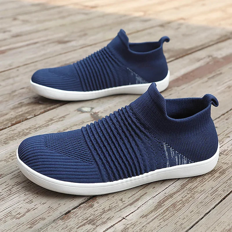 Elijah-Unisex Wide-Toe Breathable Mesh Shoes