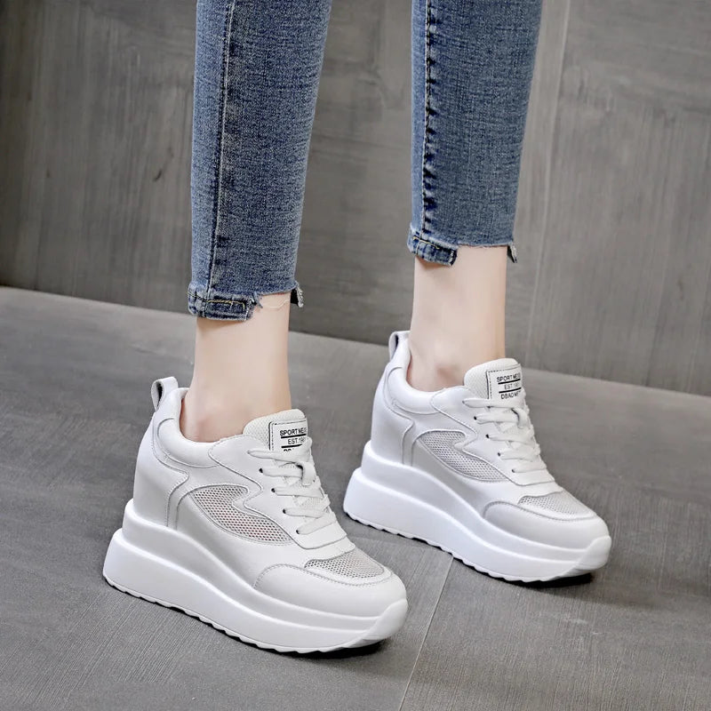 Elijah-Platform Wedge Chunky Sneakers