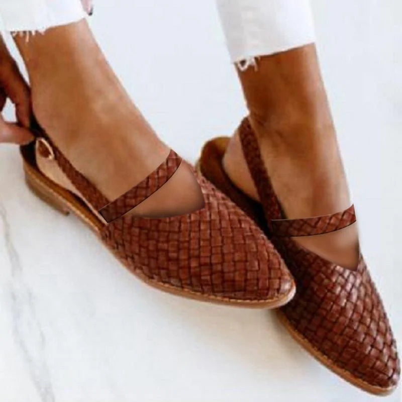 Lily Flat Loafers – Pointed Mule Shoes