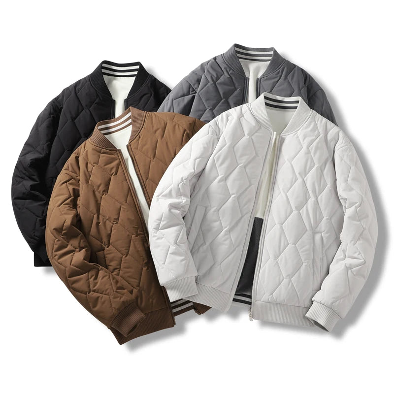 Albie-Double-Sided Men's Puffer Cotton Coat