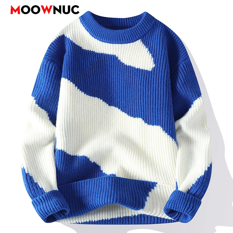 Rowan-Solid Knit Pullover Sweater