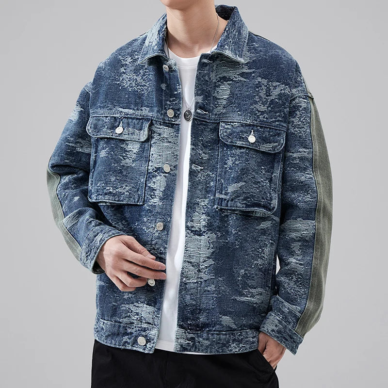 Theo-Retro Japanese Denim Jacket