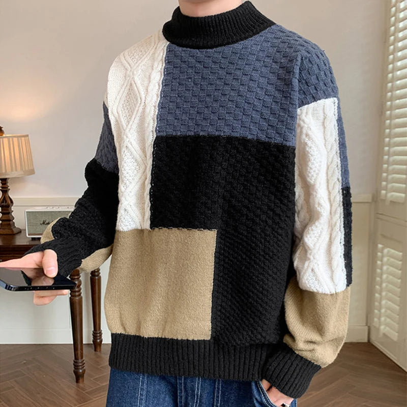 Louie-Fall Winter Streetwear Knitting Pullover