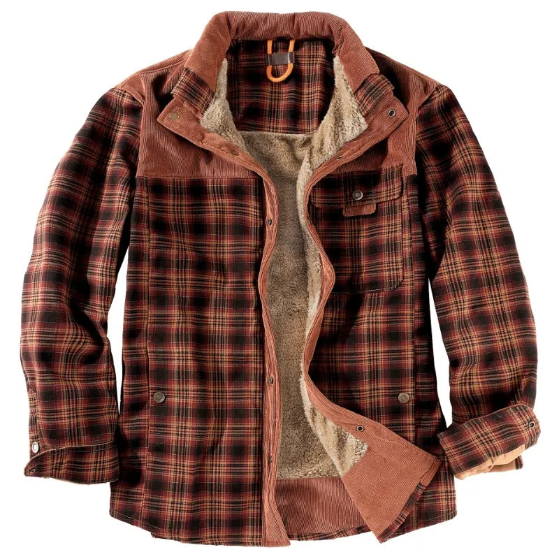 Louie-Trendy Plaid Men's Jacket