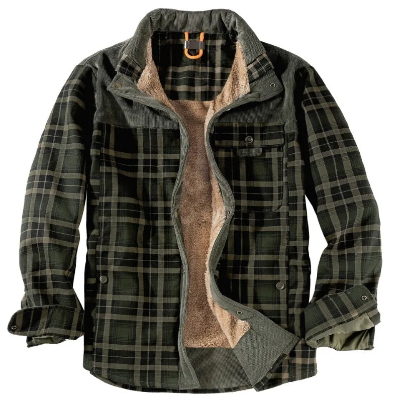 Louie-Trendy Plaid Men's Jacket