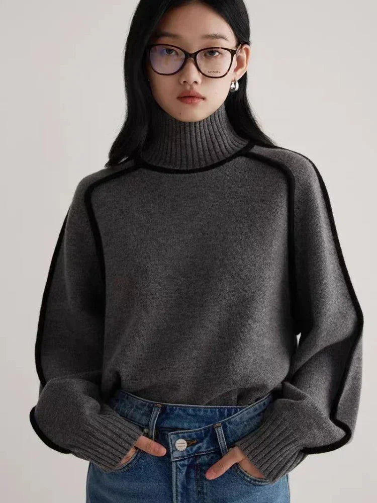 Women's Korean Style Turtleneck Sweater