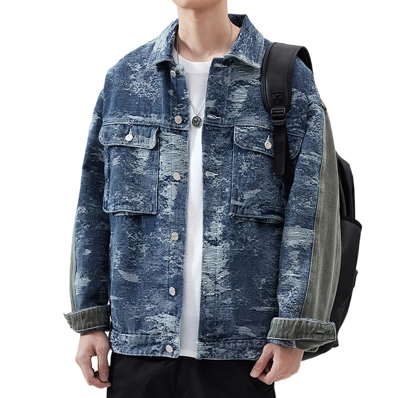 Theo-Retro Japanese Denim Jacket