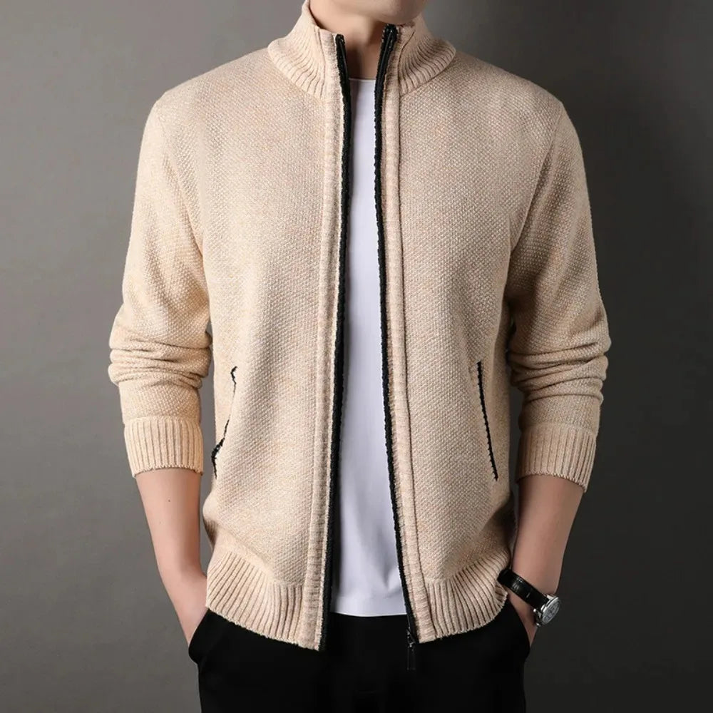 Archie-Thick Slim Fit Solid Winter Jacket