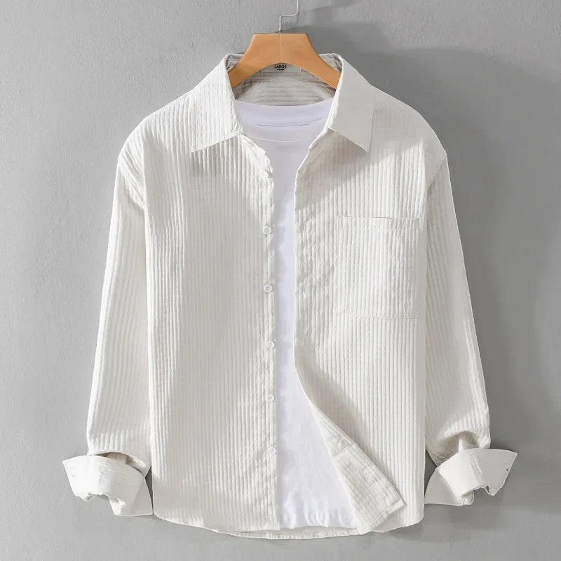 Tobias-Trendy Loose Fit Long Sleeve Shirt