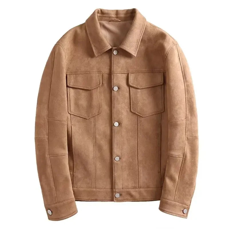 Freddie-Autumn Men’s High-Quality Twill Montage Jacket