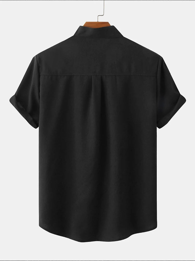 Noah-Cotton Linen Streetwear Shirt