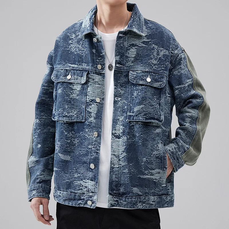 Theo-Retro Japanese Denim Jacket