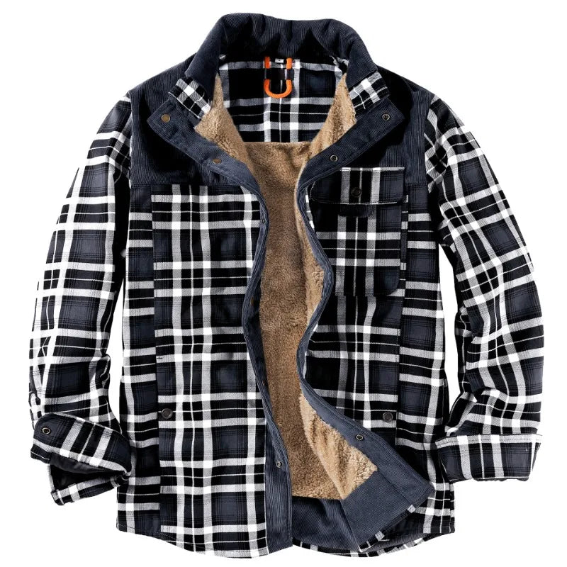 Louie-Trendy Plaid Men's Jacket