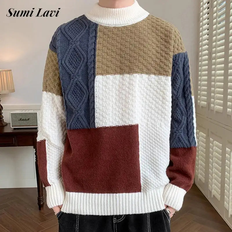 Louie-Fall Winter Streetwear Knitting Pullover