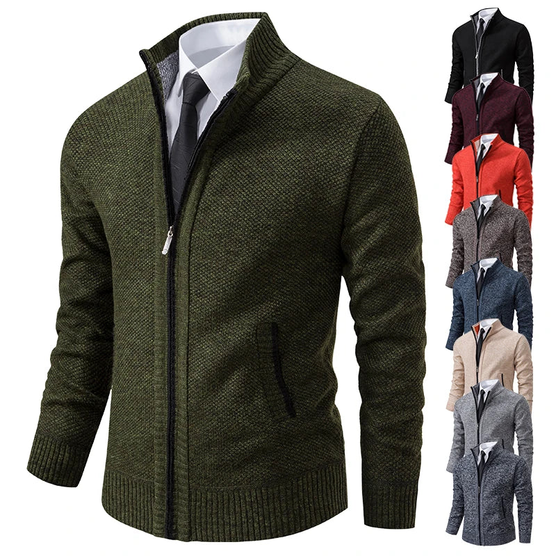 Jasper-Fashion Knitted Cardigan Sweater-Warm & Comfortable Coat