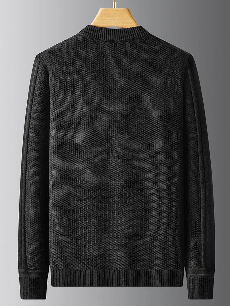 Elijah-Autumn/Winter Round Neck Sweater-Long Sleeve Pullover