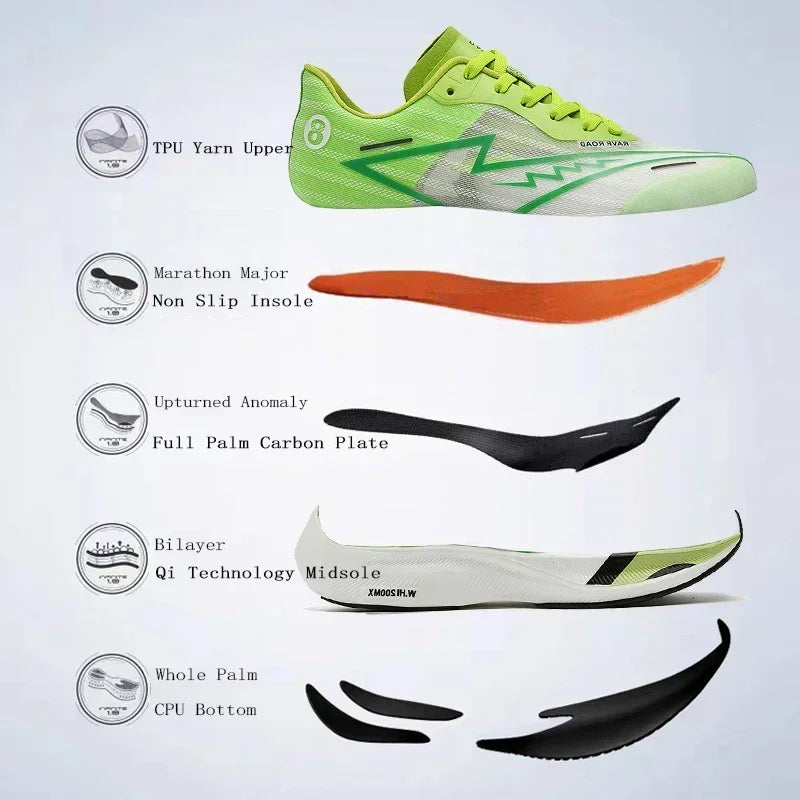 Shock Absorbing Marathon Racing Shoes for Men & Women