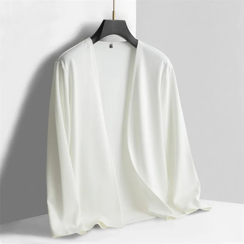 Louie-Casual Long Sleeve Cardigan Cloak