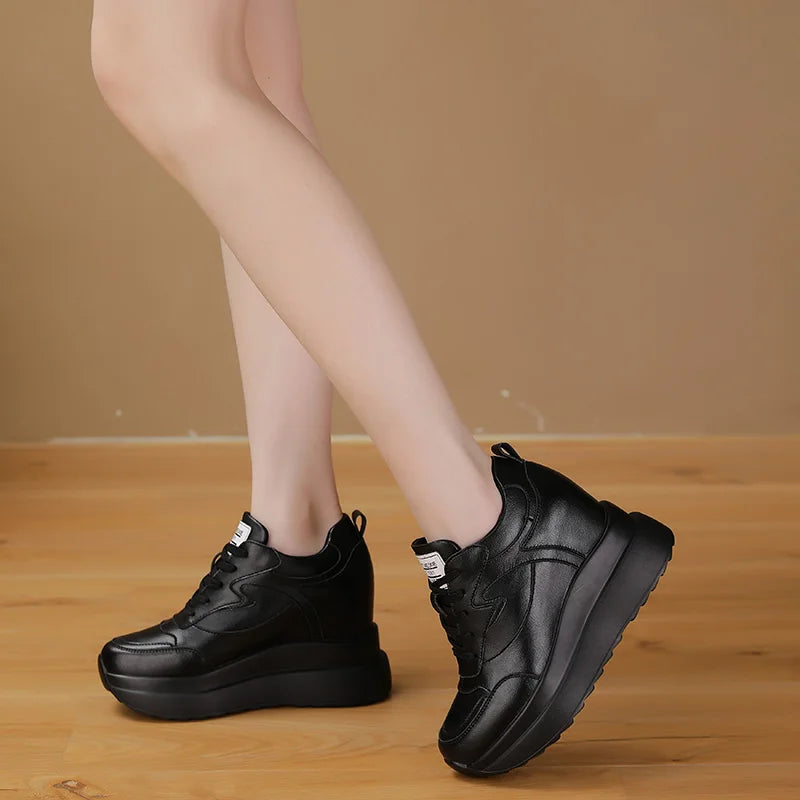 Elijah-Platform Wedge Chunky Sneakers