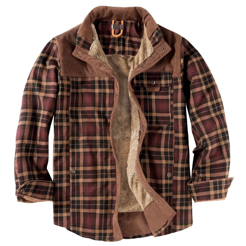 Louie-Trendy Plaid Men's Jacket