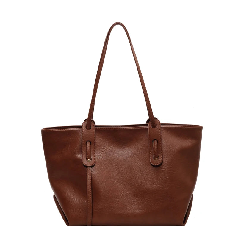 Eden-Winter Trend Large Capacity Women's Leather Tote Bag