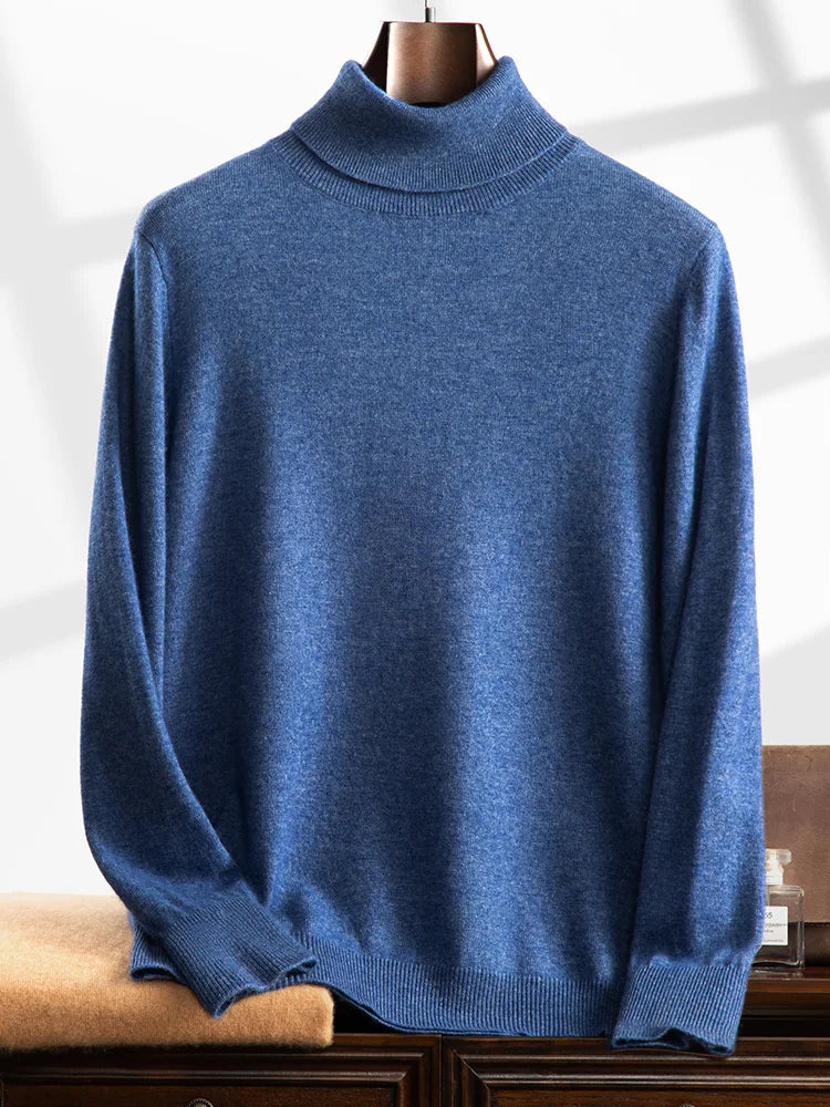 Rory-Cashmere Lapel Pullover - Premium Winter Knitted Sweater