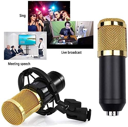 3.1 Professional Condenser Microphone Kit – Rechargeable Podcast, Karaoke & YouTube Recording Mic Set