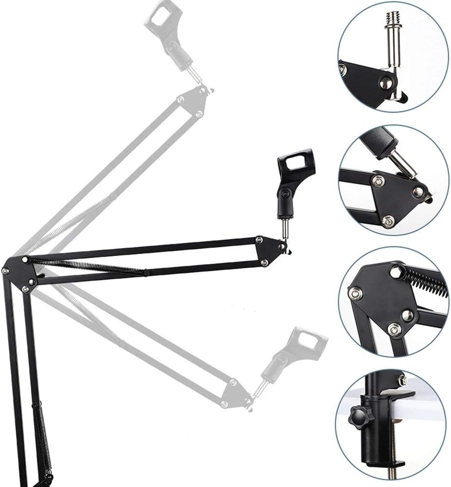 3.1 Professional Condenser Microphone Kit – Rechargeable Podcast, Karaoke & YouTube Recording Mic Set
