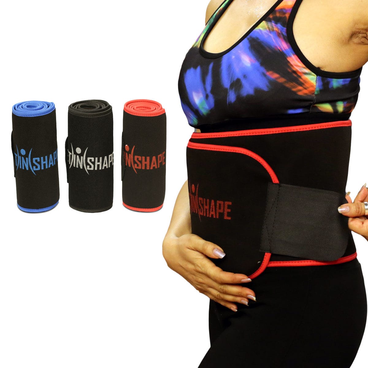 Premium Waist Trimmer Belt – Adjustable Sweat Belt for Men & Women | Workout & Tummy Support | Free Size
