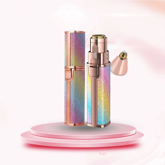 Rechargeable 2-in-1 Flawless Eyebrow Trimmer | Precision Eyebrow & Upper Lip Hair Remover for Women