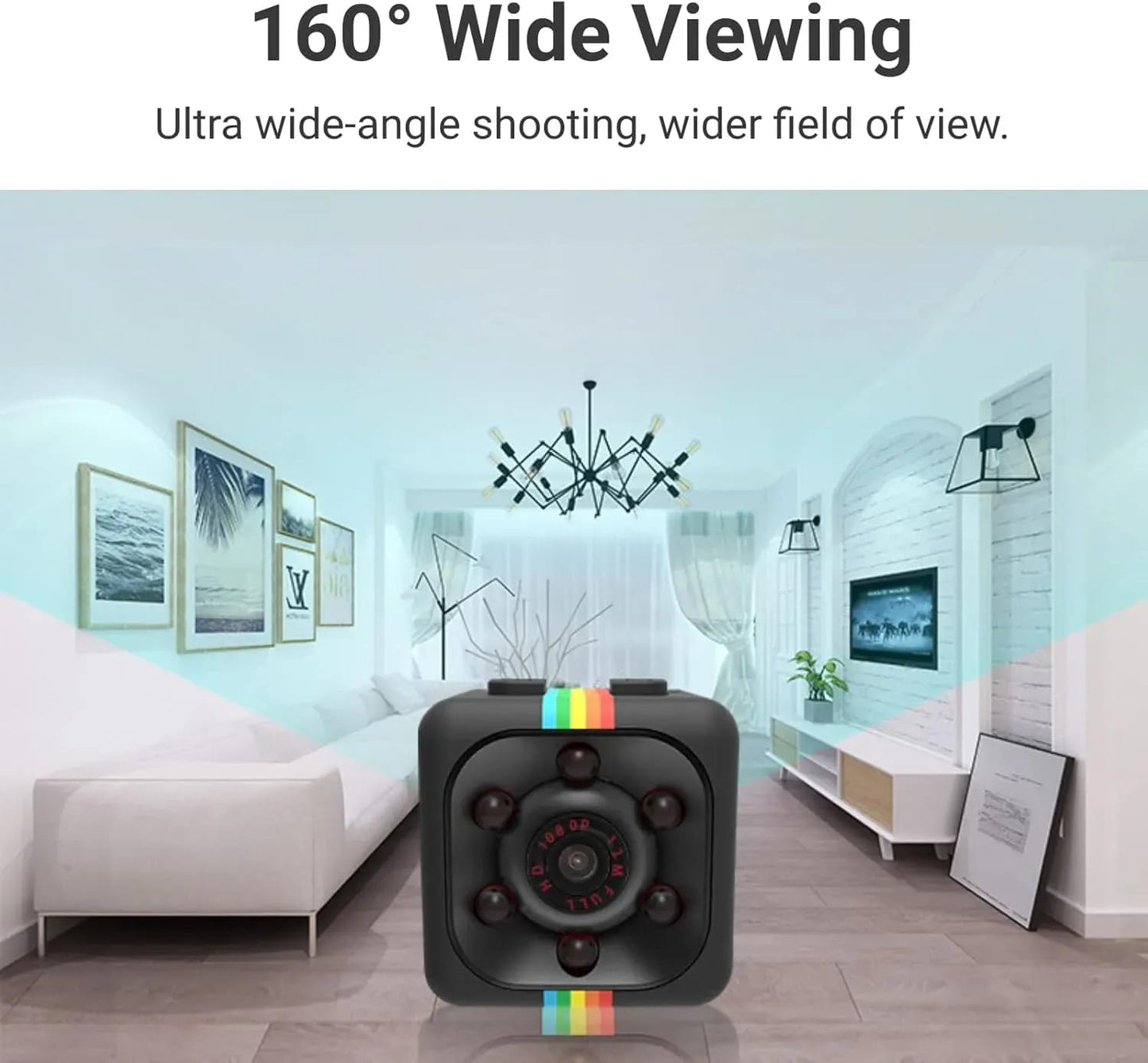 Portable SQ11 Mini Camera | Full HD Micro Security Camera with Motion Detection & Night Vision